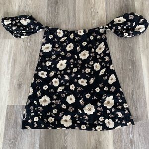 Reformation short floral dress size 4